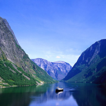 ノルウェーのフィヨルド