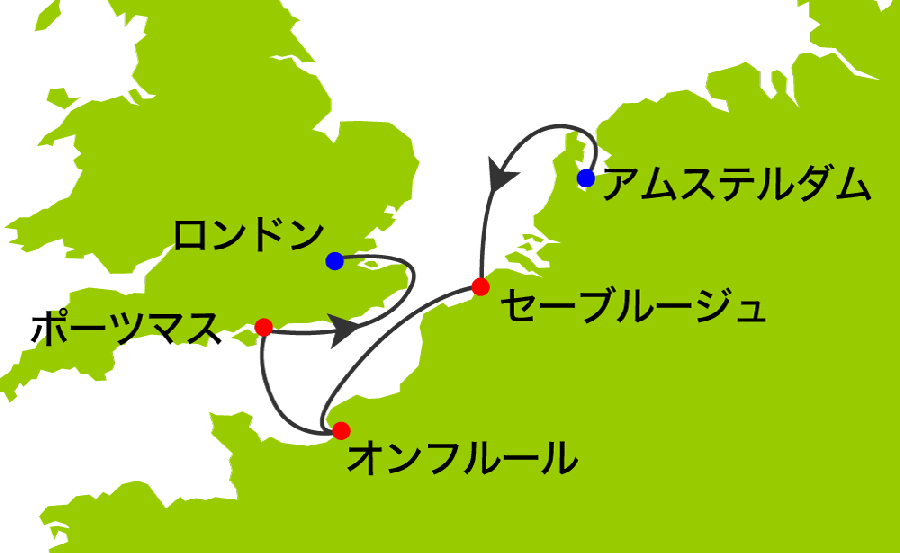 航海経路図
