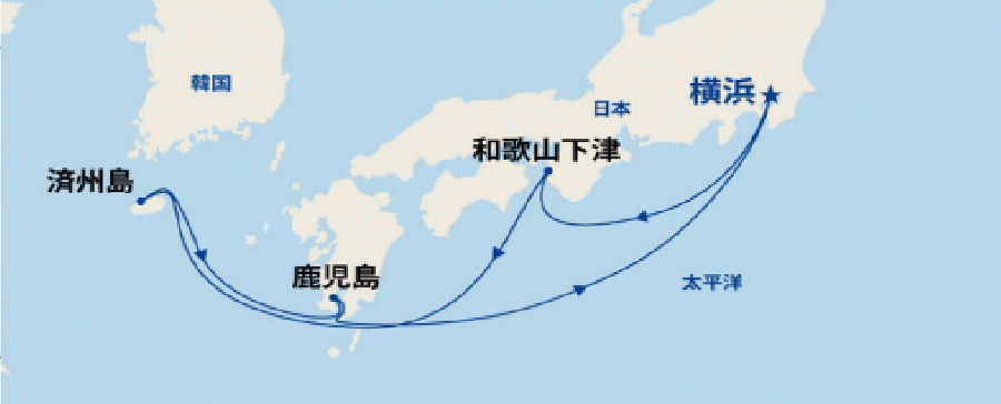 航海経路図