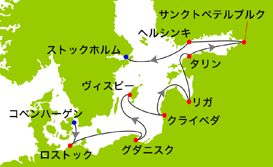 航海経路図