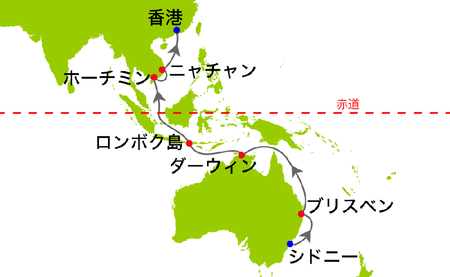 航海経路図