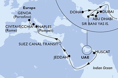 航海経路図