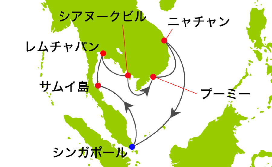 航海経路図