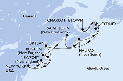 航海経路図