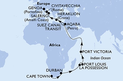 航海経路図