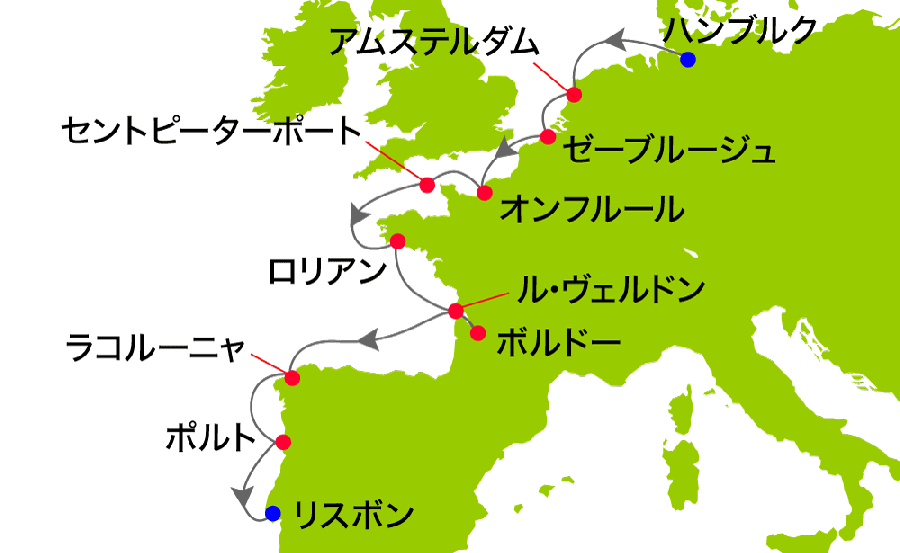 航海経路図